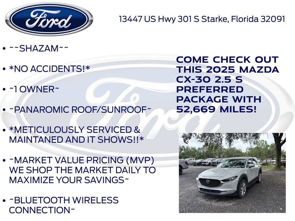 Used 2025 MAZDA CX-30 AWD 2.5 S w/ Preferred Package image 6