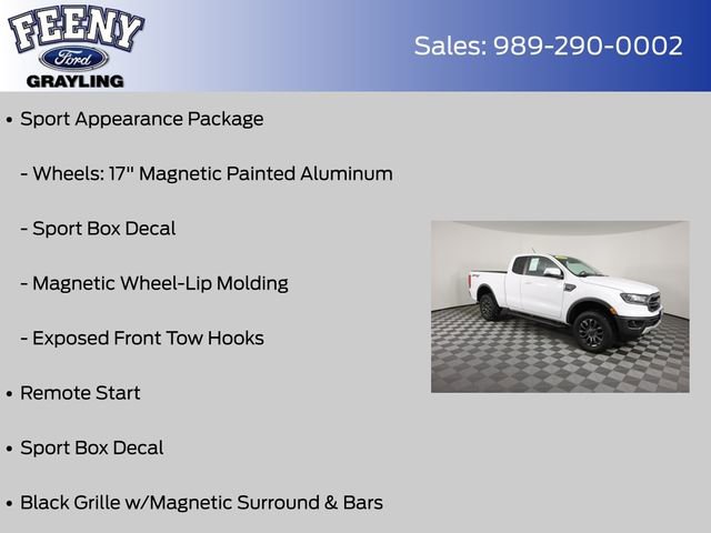 Certified 2020 Ford Ranger Lariat w/ Equipment Group 501A Mid image 12