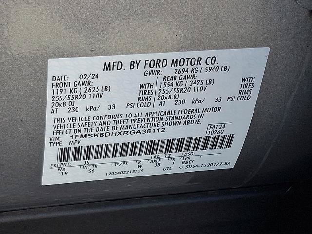 Certified 2024 Ford Explorer XLT w/ Equipment Group 202A AWD/4WD image 27