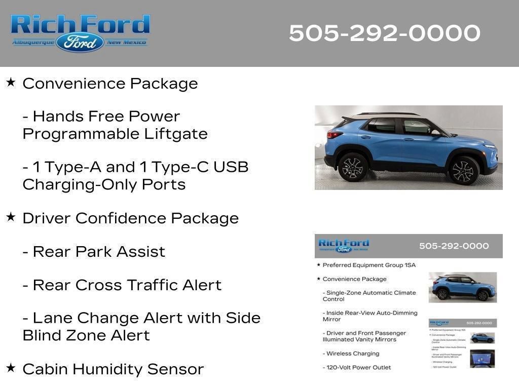 Used 2025 Chevrolet TrailBlazer ACTIV w/ Convenience Package AWD/4WD image 62