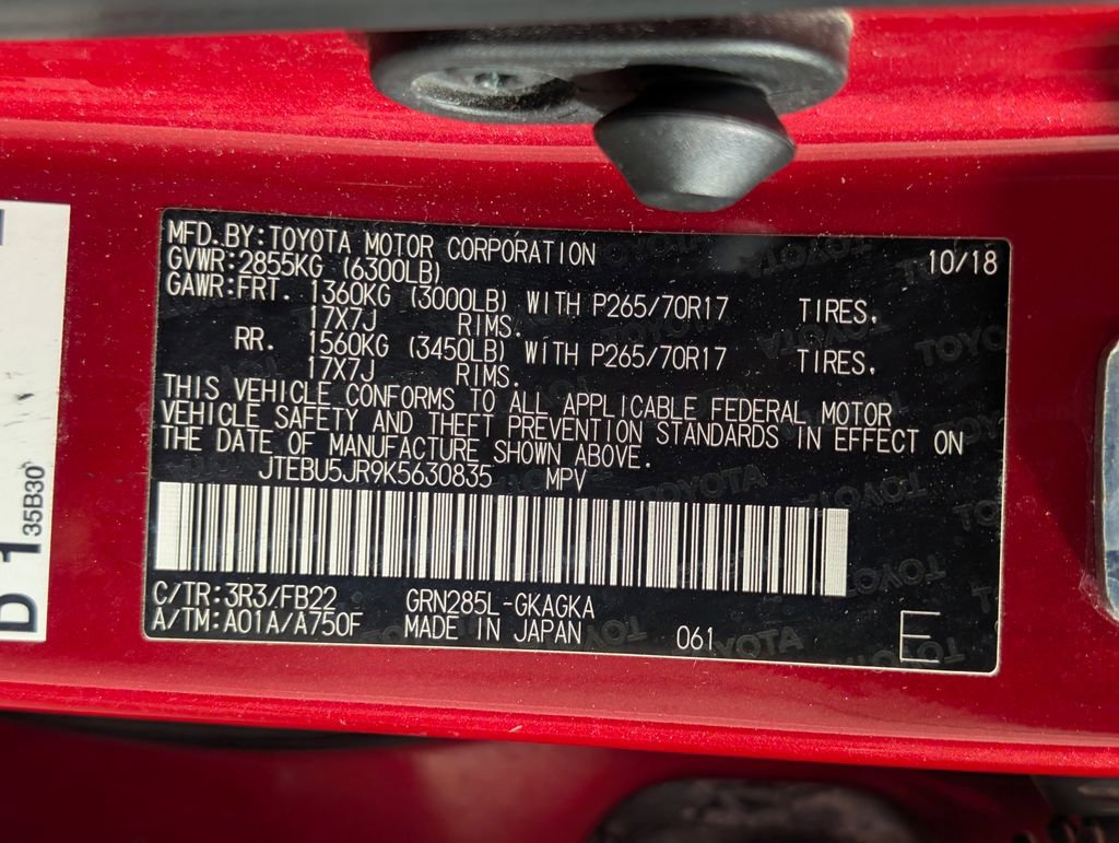 Used 2019 Toyota 4Runner SR5 image 26