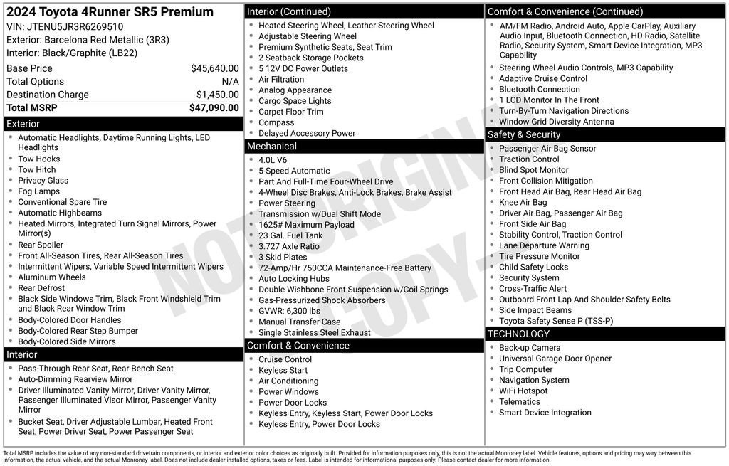 Used 2024 Toyota 4Runner SR5 Premium image 31