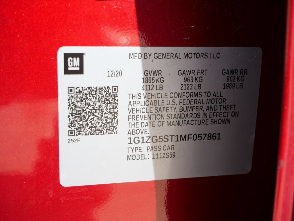 Used 2021 Chevrolet Malibu RS FWD image 37