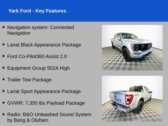 Certified 2023 Ford F150 Lariat w/ Equipment Group 502A High AWD/4WD image 2