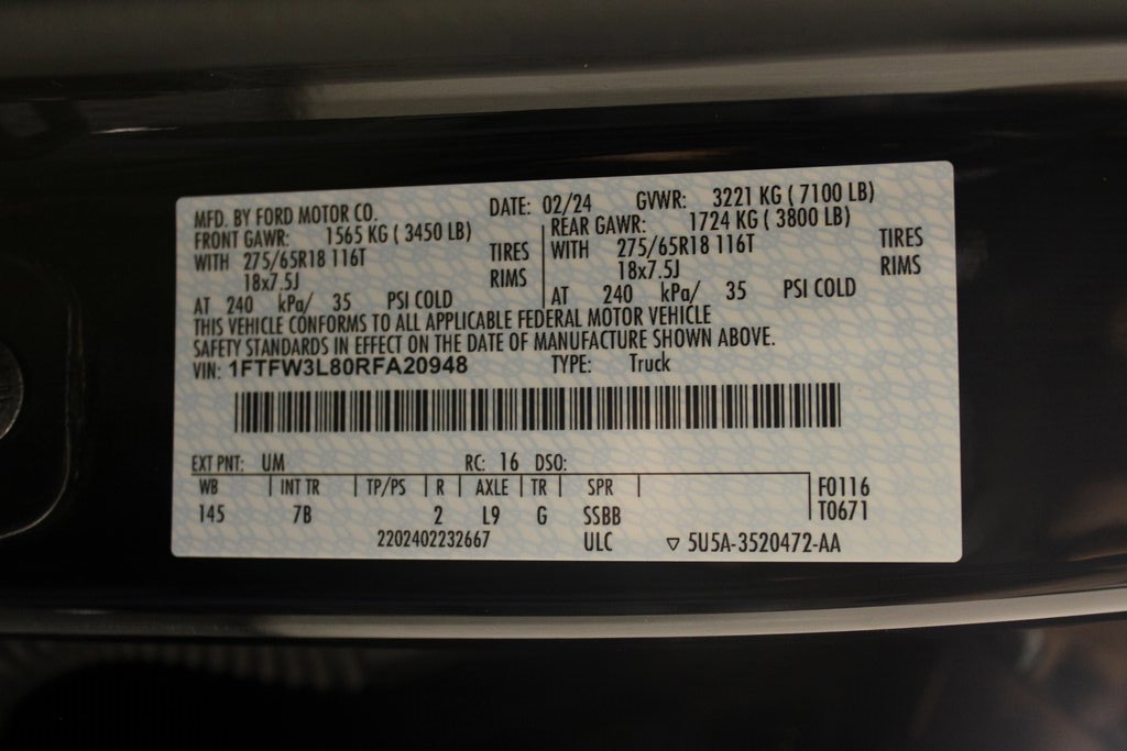 Certified 2024 Ford F150 XLT w/ Mobile Office Package image 24