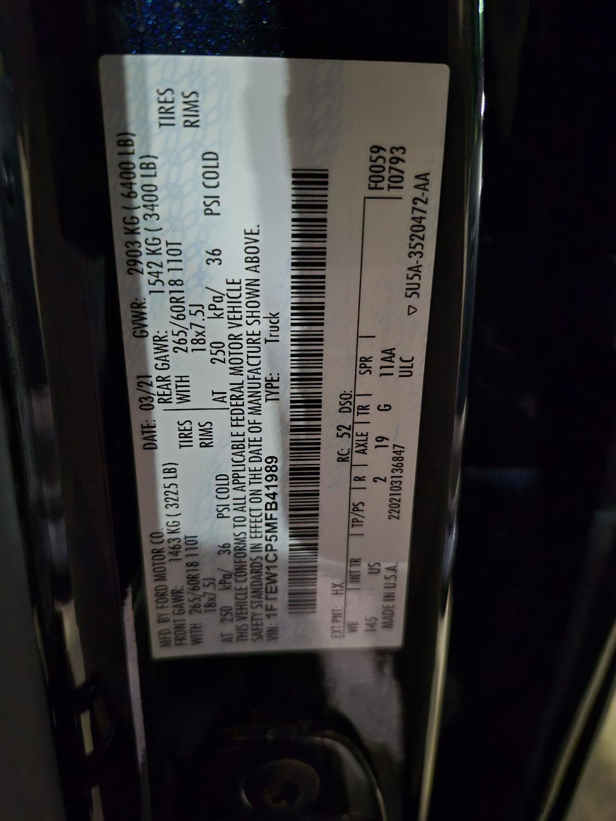 Certified 2021 Ford F150 XLT w/ Equipment Group 302A High image 5