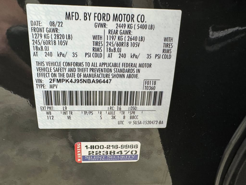 Certified 2022 Ford Edge SEL w/ Convenience Package AWD/4WD image 30