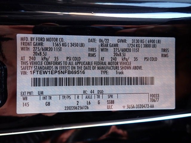 Certified 2022 Ford F150 XL w/ STX Black Appearance Package image 22