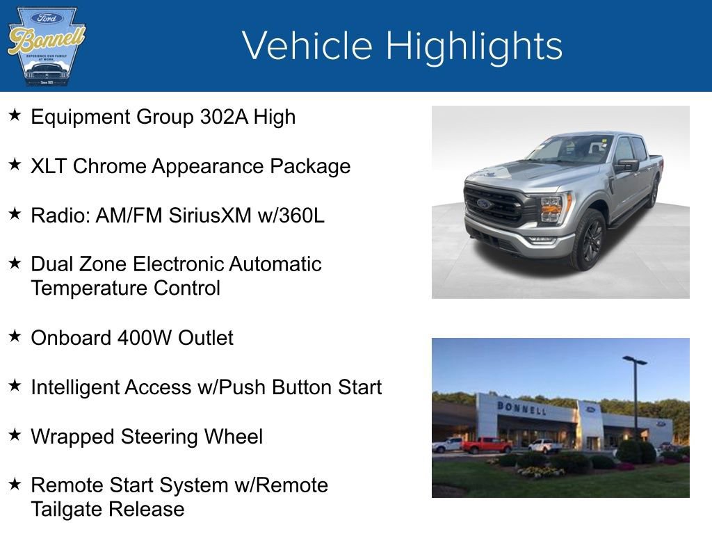 Certified 2023 Ford F150 XLT w/ Equipment Group 302A High image 11