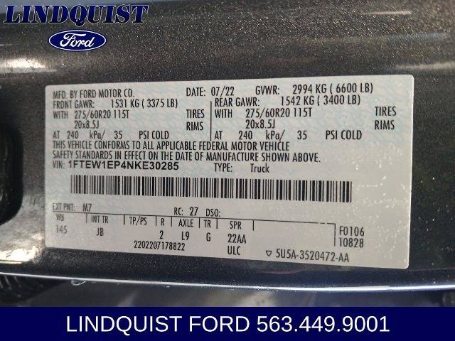 Certified 2022 Ford F150 XL w/ STX Appearance Package AWD/4WD image 18