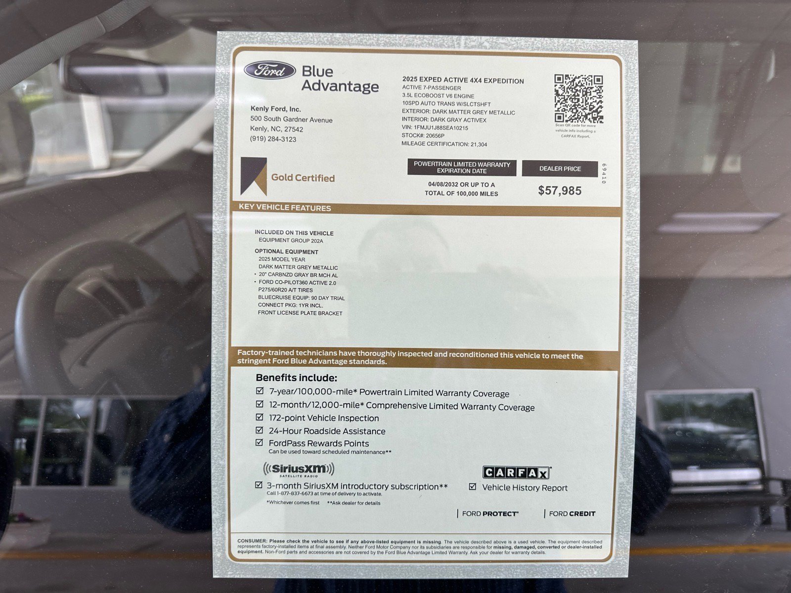 Certified 2025 Ford Expedition Active AWD/4WD image 4