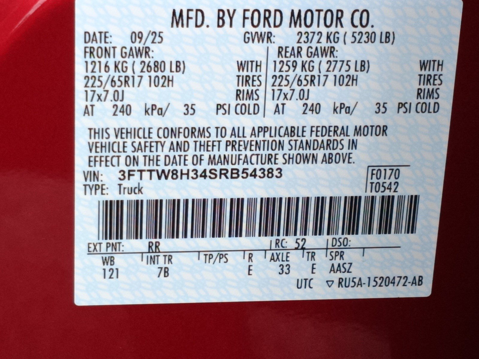 Certified 2025 Ford Maverick XLT FWD image 20