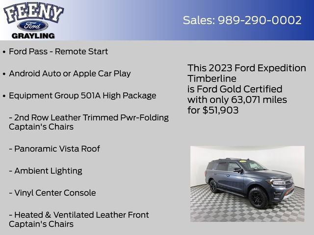 Certified 2023 Ford Expedition Timberline image 14
