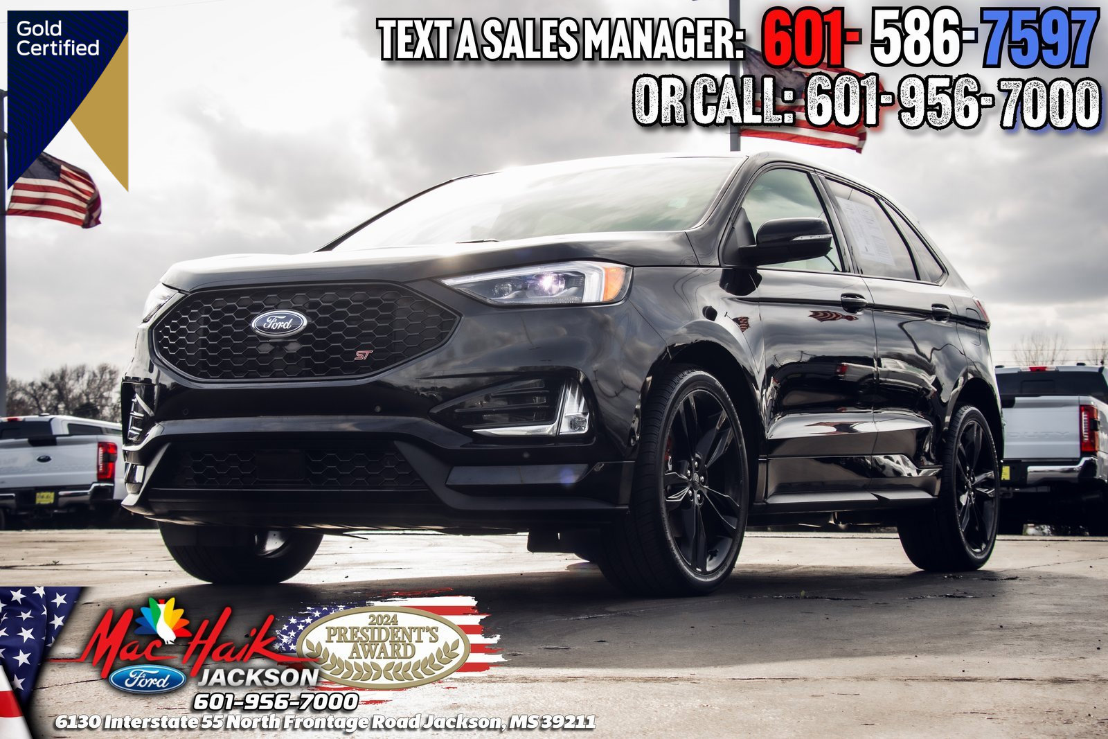 Certified 2024 Ford Edge ST w/ Equipment Group 401A image 1