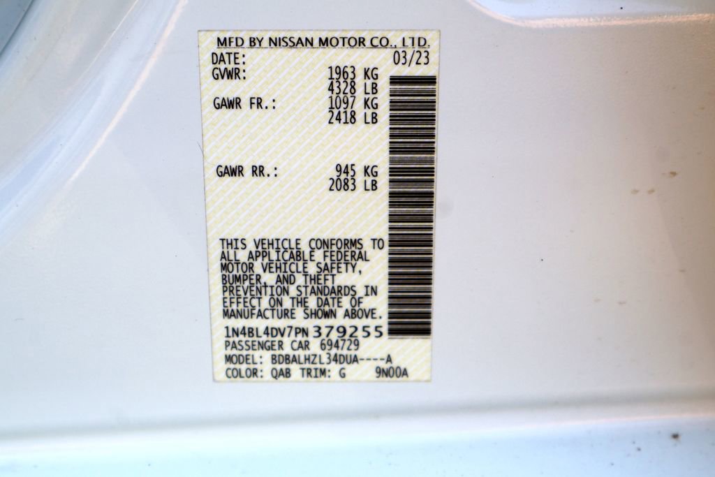 Used 2023 Nissan Altima 2.5 SV FWD image 35
