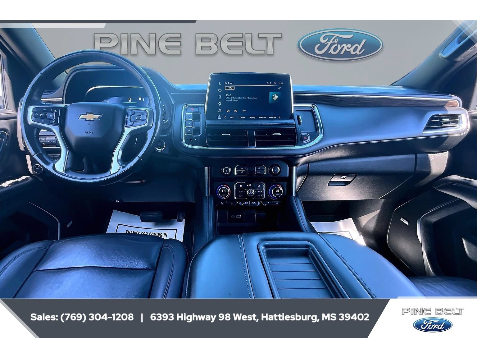 Used 2022 Chevrolet Tahoe LT w/ Luxury Package AWD/4WD image 13