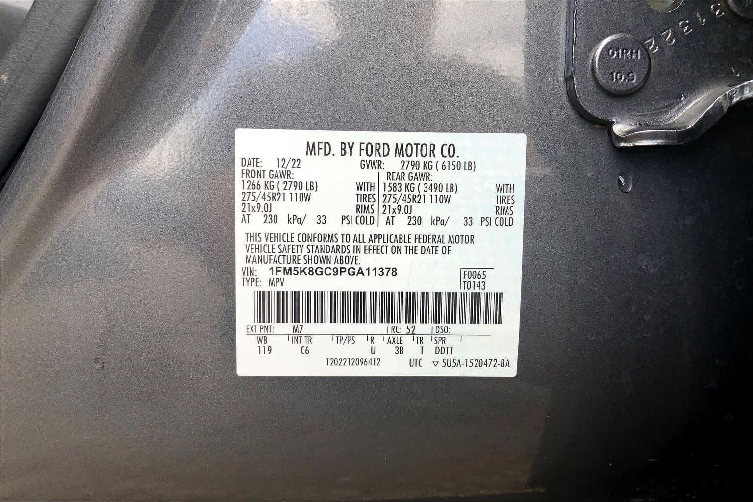 Certified 2023 Ford Explorer ST w/ Equipment Group 401A AWD/4WD image 36