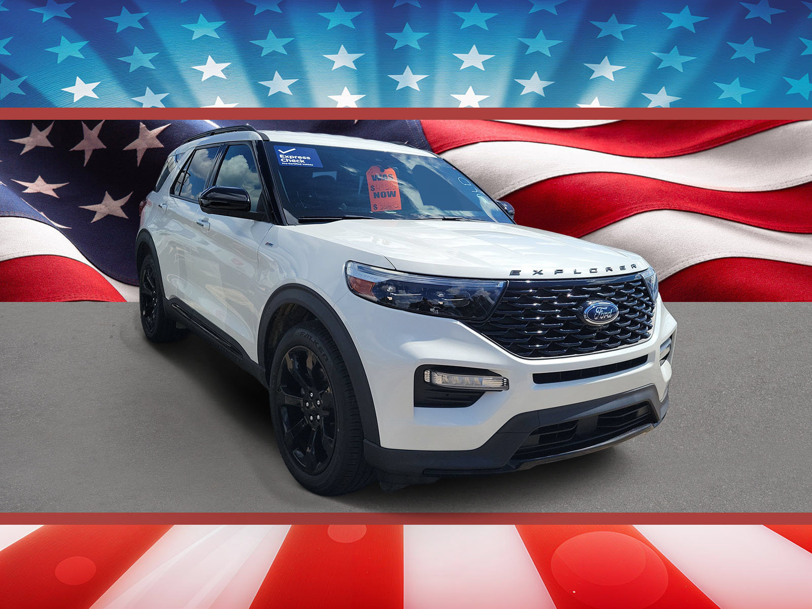 Certified 2023 Ford Explorer ST-Line w/ Class IV Trailer Tow Package