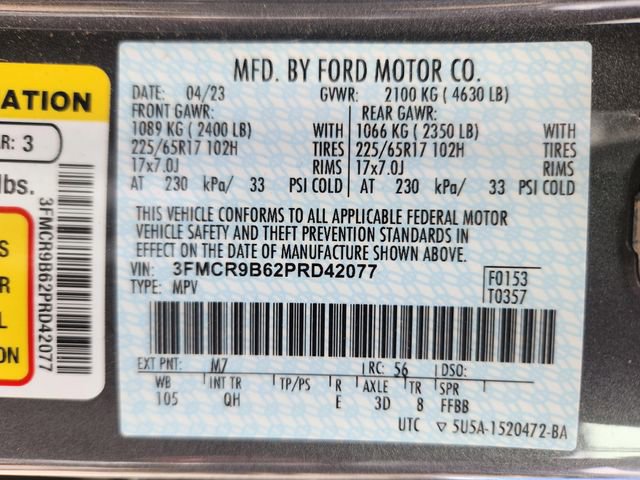 Certified 2023 Ford Bronco Sport Big Bend w/ Convenience Package AWD/4WD image 27