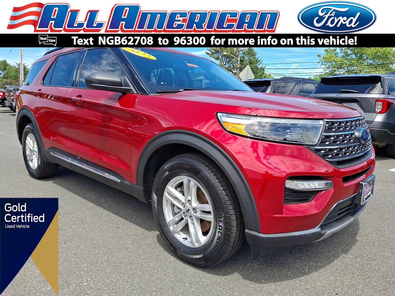 Certified 2022 Ford Explorer XLT w/ Equipment Group 202A AWD/4WD image 1