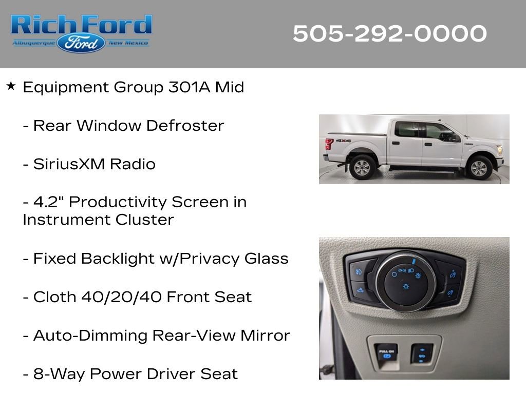 Certified 2020 Ford F150 XLT w/ Equipment Group 301A Mid AWD/4WD image 11