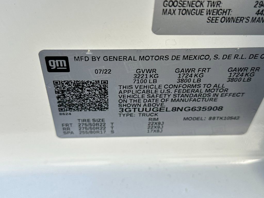 Used 2022 GMC Sierra 1500 Denali w/ Denali Reserve Package AWD/4WD image 27