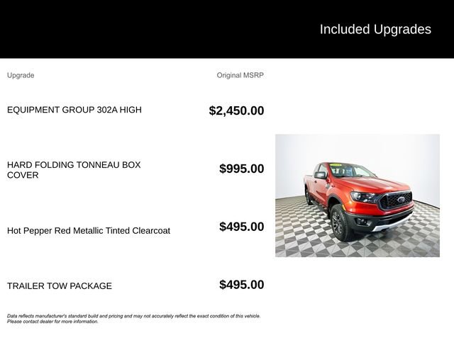 Certified 2022 Ford Ranger XLT w/ Equipment Group 302A High AWD/4WD image 6