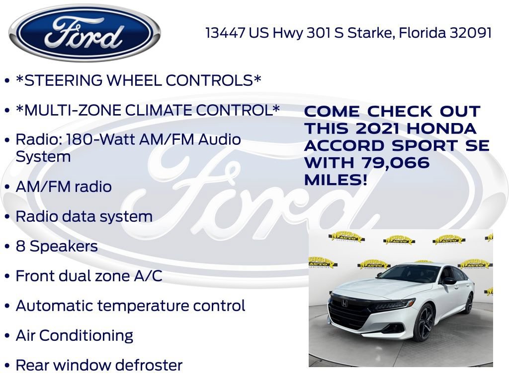 Used 2021 Honda Accord Sport Special Edition image 17
