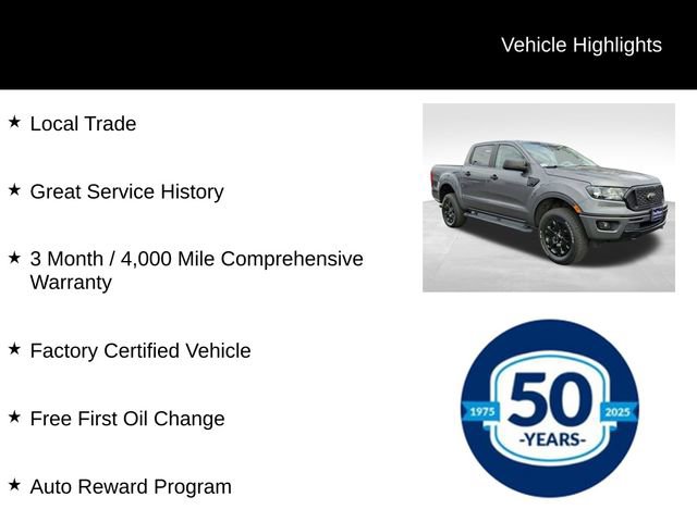 Certified 2021 Ford Ranger XLT w/ Equipment Group 301A Mid image 7