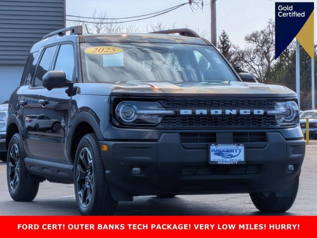 Certified 2025 Ford Bronco Sport Outer Banks w/ Outer Banks Tech Package+ AWD/4WD image 1