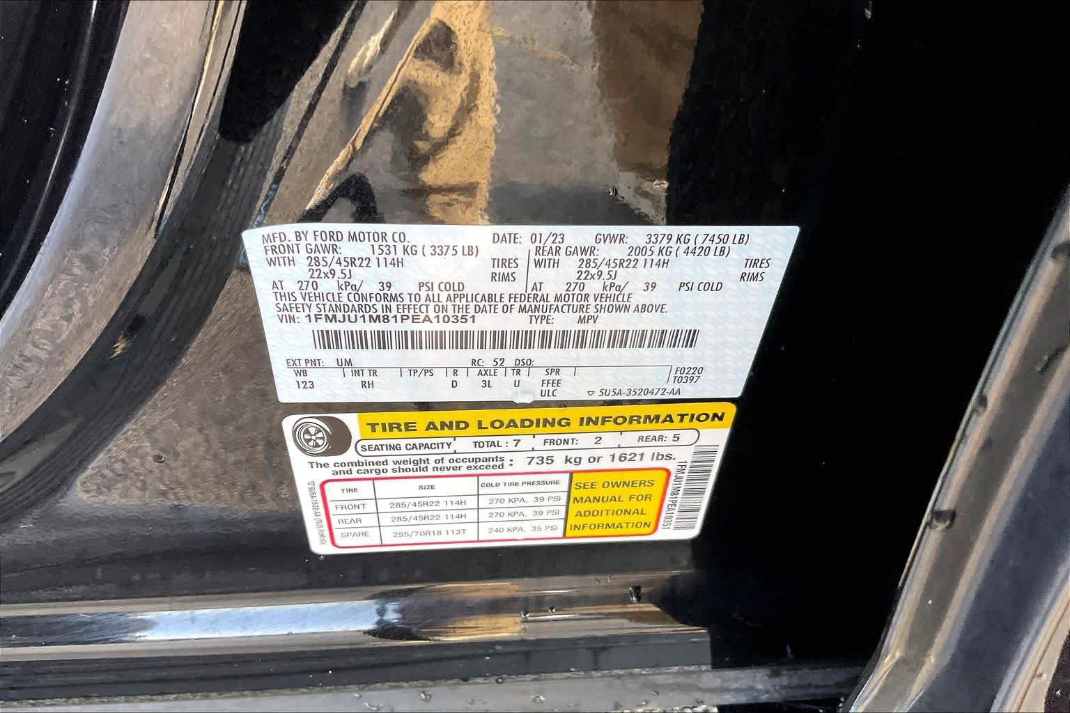 Certified 2023 Ford Expedition Platinum AWD/4WD image 43