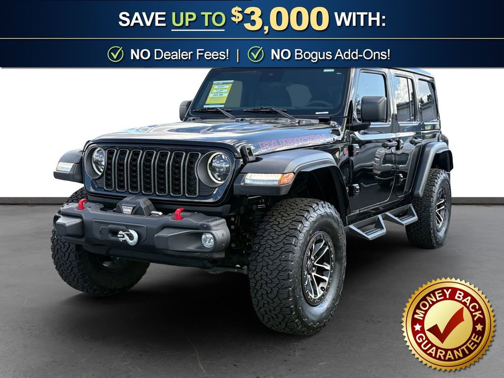 Used 2024 Jeep Wrangler Unlimited Rubicon w/ XTREMEE 35" Tire Package AWD/4WD image 1