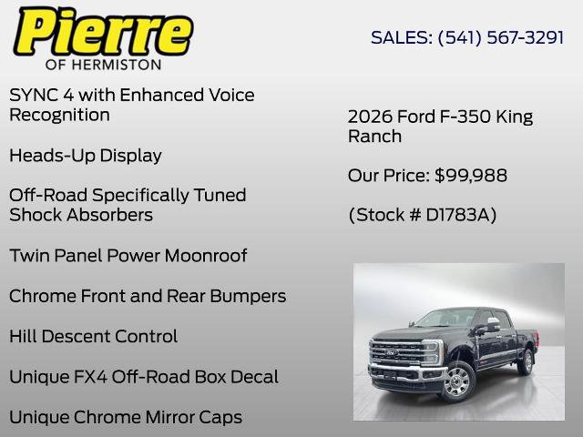 Certified 2026 Ford F350 King Ranch w/ Chrome Package AWD/4WD image 24