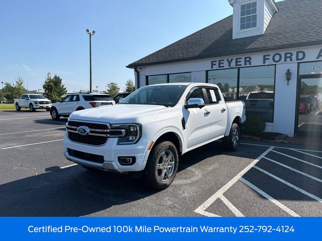 Certified 2024 Ford Ranger Lariat w/ FX4 Off-Road Package