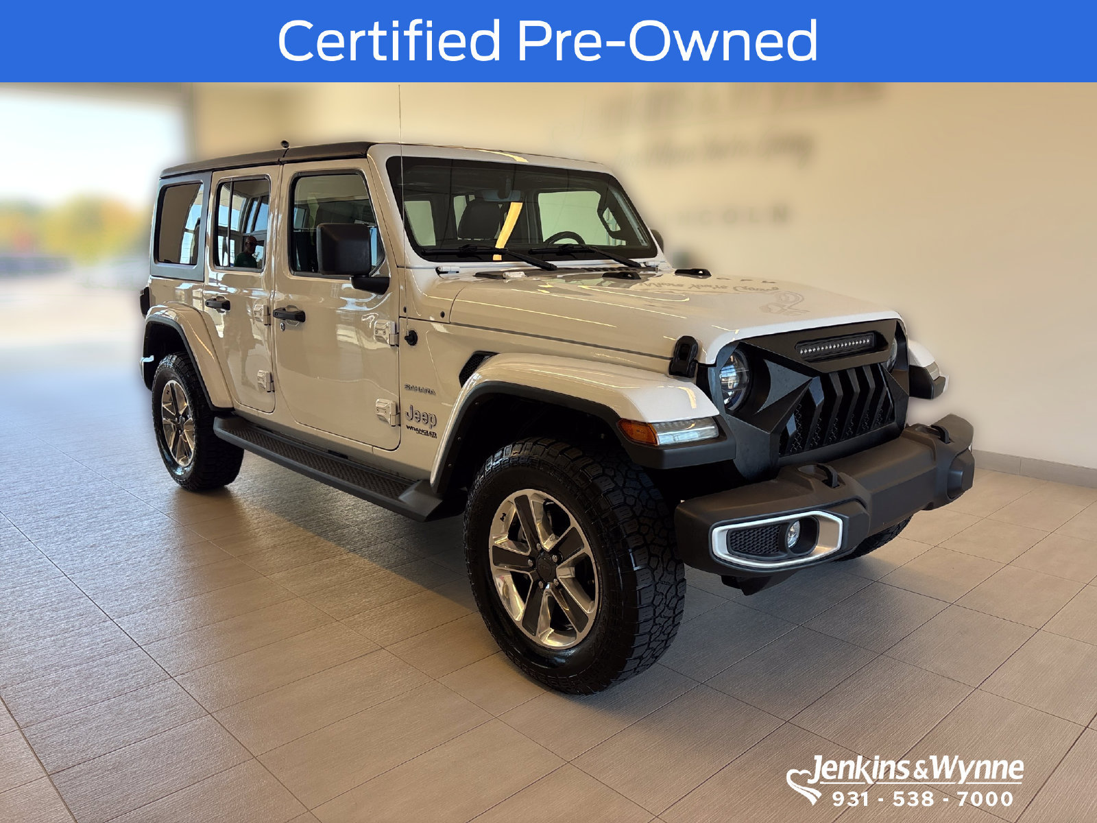 Used 2022 Jeep Wrangler Unlimited Sahara w/ LED Lighting Group AWD/4WD image 1