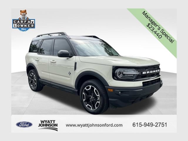 Certified 2024 Ford Bronco Sport Outer Banks