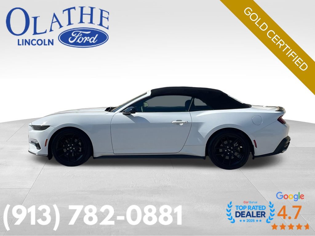 Certified 2025 Ford Mustang Convertible w/ Mustang Nite Pony Package RWD image 2