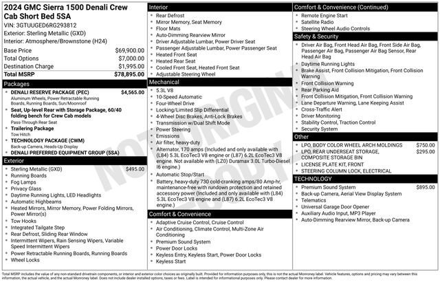 Used 2024 GMC Sierra 1500 Denali w/ Denali Reserve Package image 43