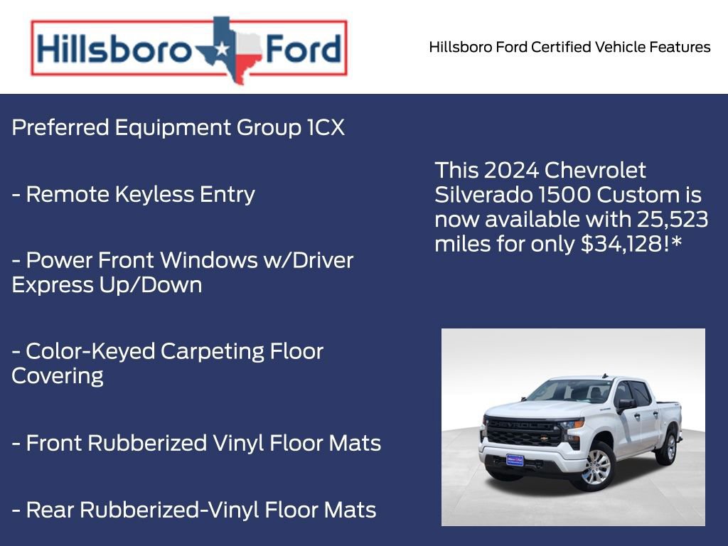 Used 2024 Chevrolet Silverado 1500 Custom image 9