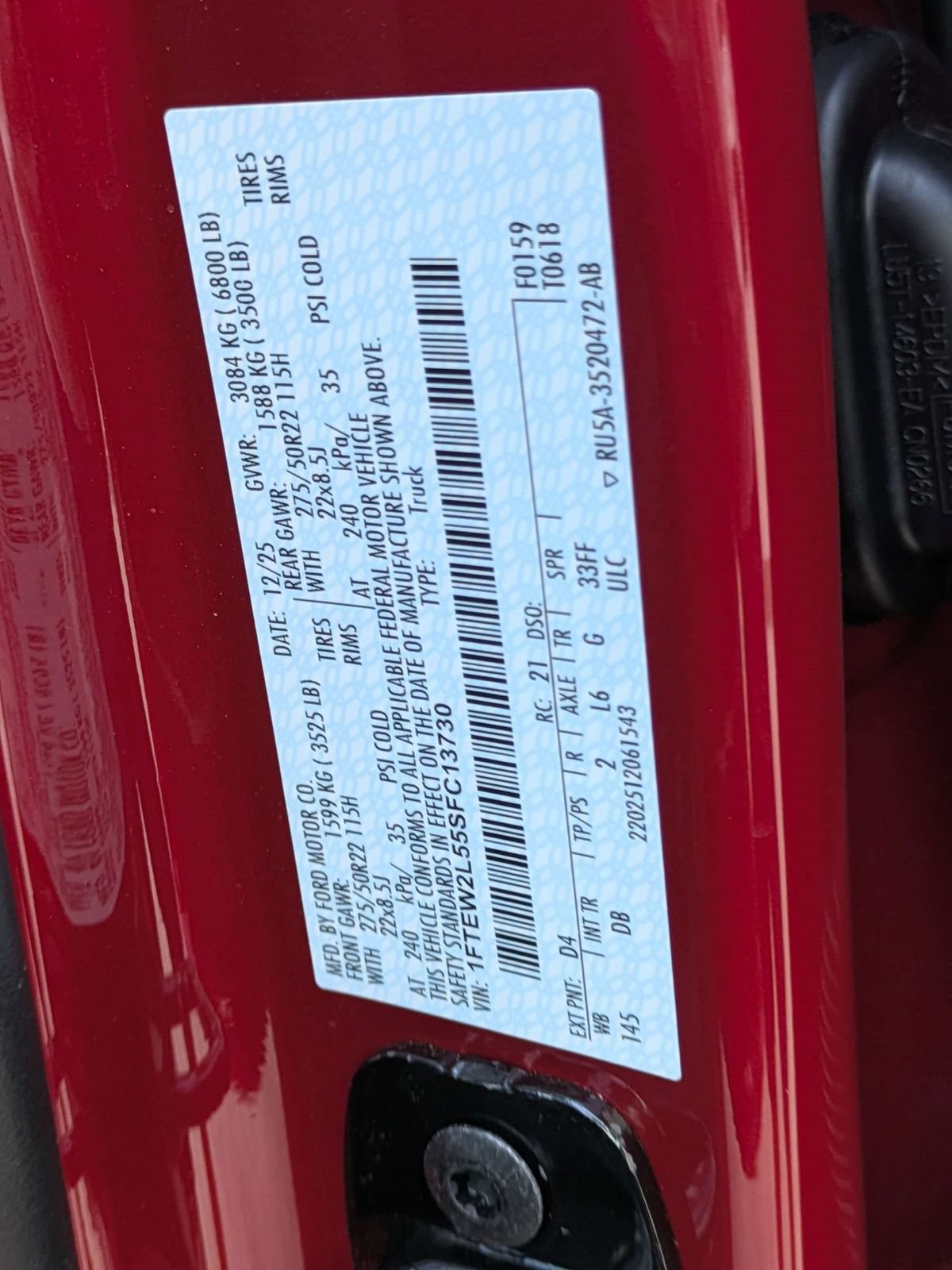 Certified 2025 Ford F150 STX w/ LOBO Package AWD/4WD image 15
