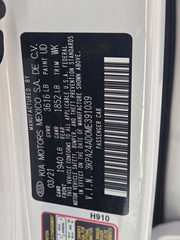 Used 2021 Kia Rio S w/ Technology Package FWD image 24