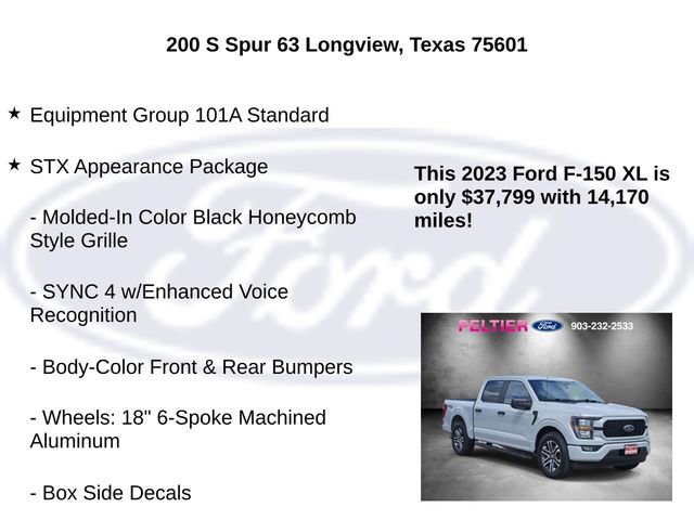 Certified 2023 Ford F150 XL w/ STX Appearance Package RWD image 5