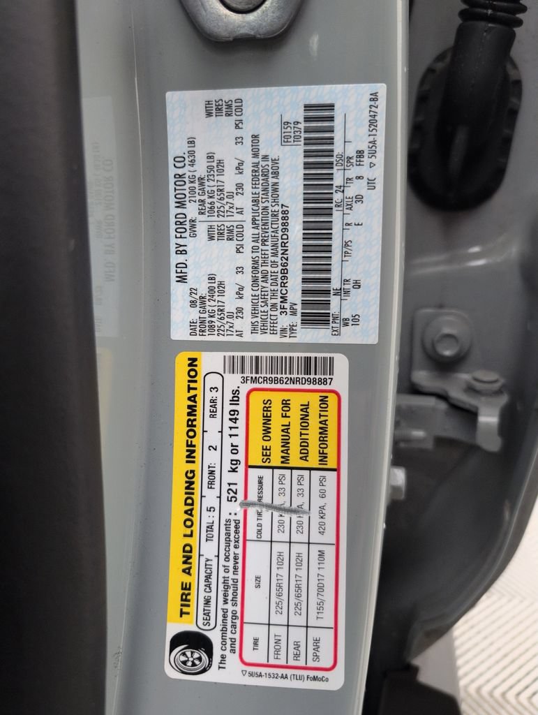 Certified 2022 Ford Bronco Sport Big Bend AWD/4WD image 40