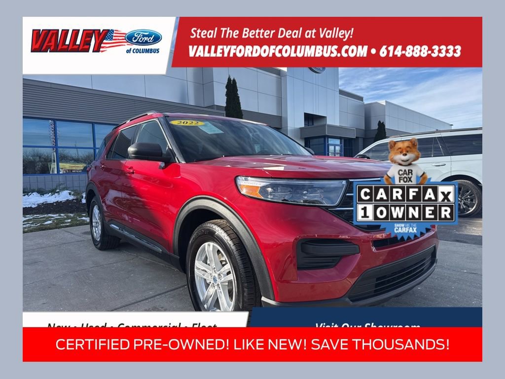 Certified 2022 Ford Explorer XLT image 1