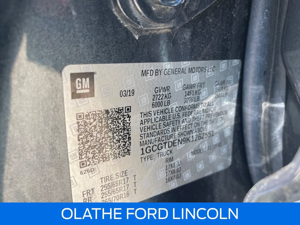 Used 2019 Chevrolet Colorado Z71 AWD/4WD image 24