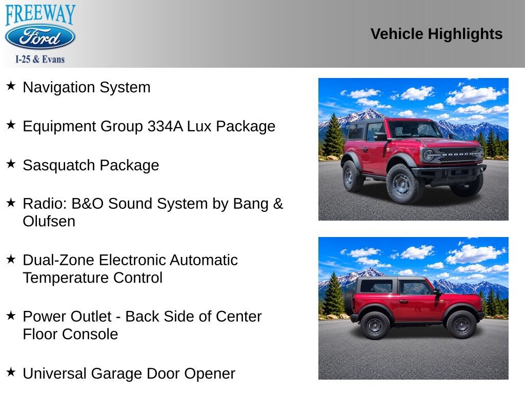 Certified 2025 Ford Bronco Badlands AWD/4WD image 4