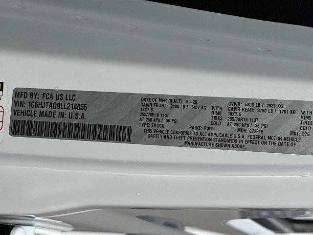 Used 2020 Jeep Gladiator Sport AWD/4WD image 23