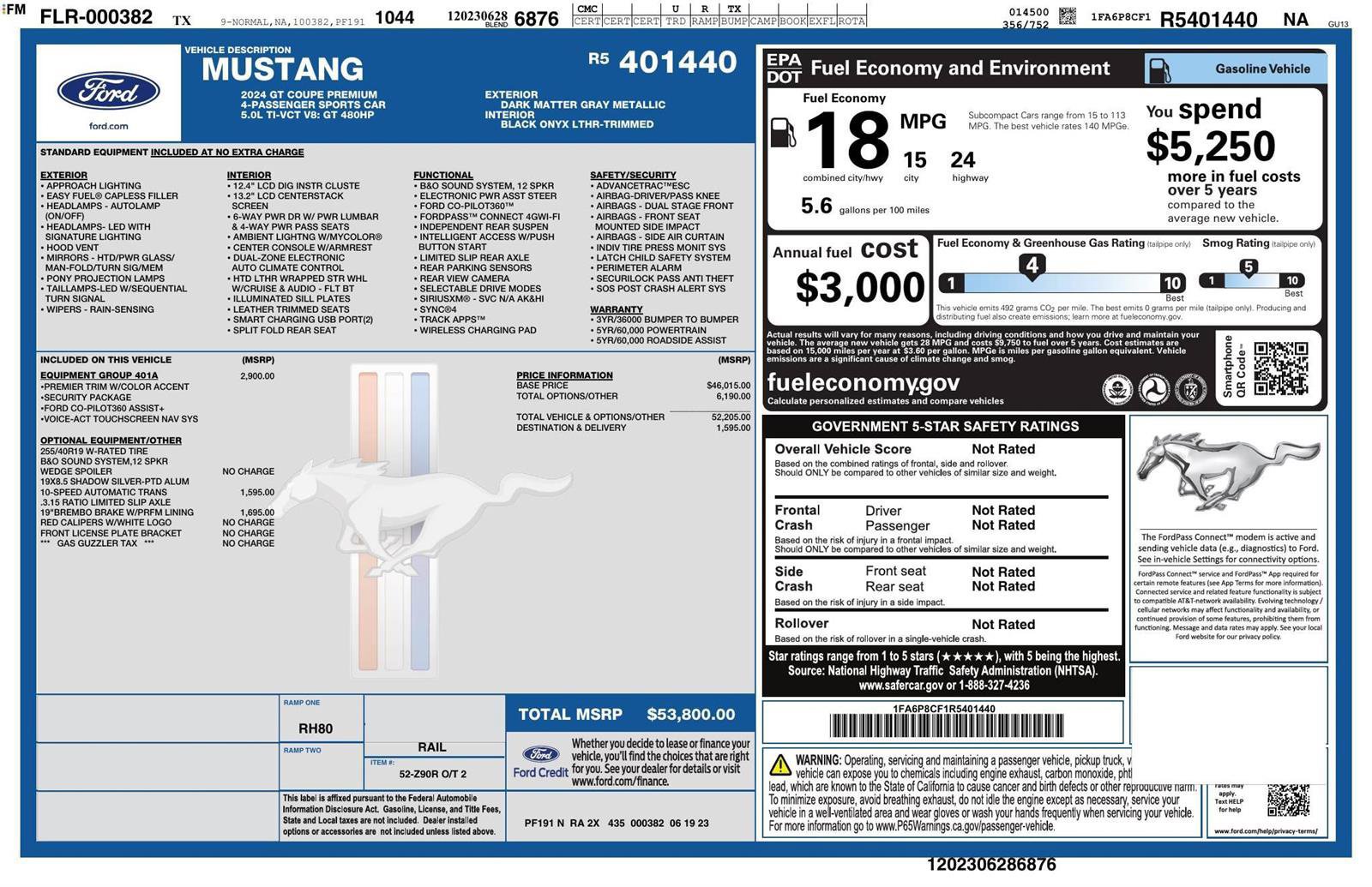 Certified 2024 Ford Mustang GT Premium image 7
