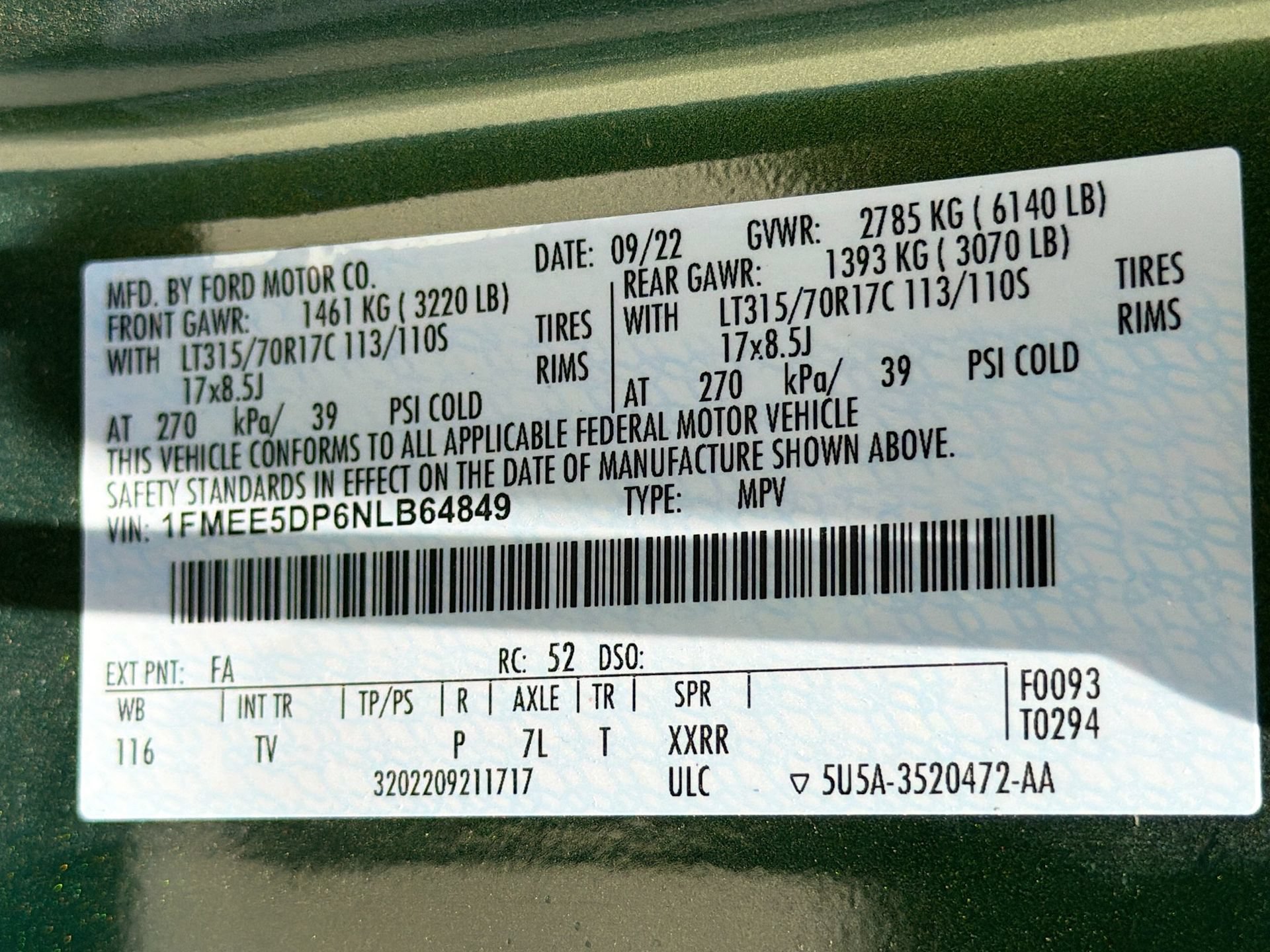 Certified 2022 Ford Bronco Wildtrak AWD/4WD image 32