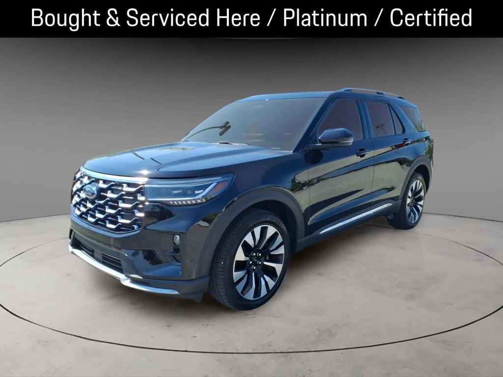 Certified 2025 Ford Explorer Platinum w/ LUX Leather Package